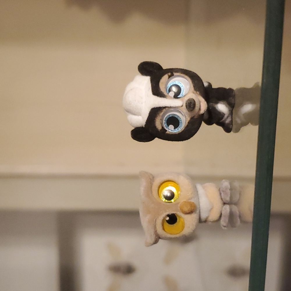 Doorables season 5; FLOCKED Flower and Friend Owl